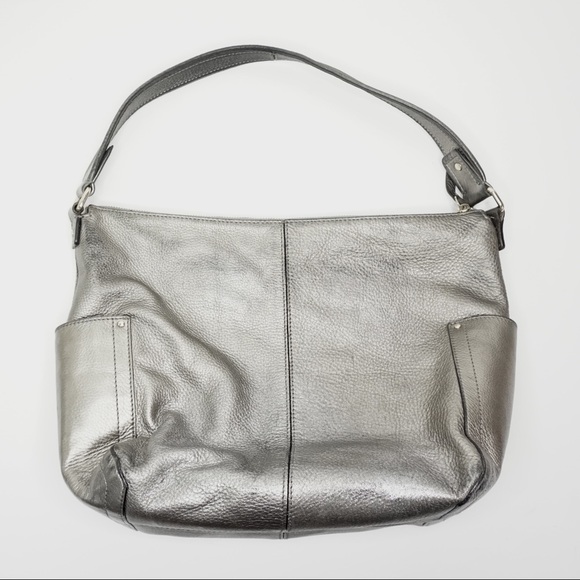 🚨 SOLD 🚨 Kate Spade | Metallic Silver Handbag - Picture 2 of 8